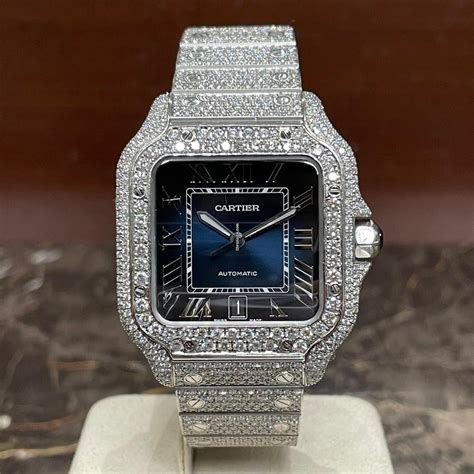 cartier uhr herren iced out|cartier iced out kaufen.